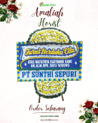 Papan Bunga Duka di Tobekgodang