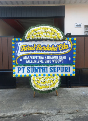 Papan Bunga Duka di Tobekgodang